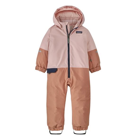 Patagonia Baby Snow Pile One-Piece in Mallow Pink, Size 5T